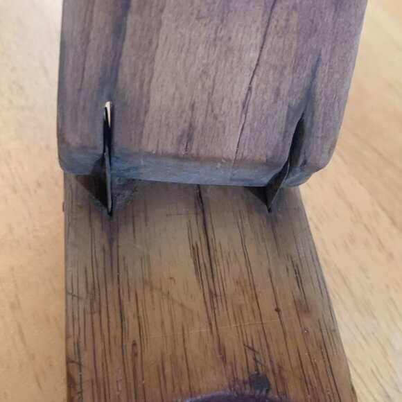 Vintage Antique Wooden Lemon press Juicer Squeezer kitchen primitive old wood - Picture 15 of 16